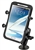 2.5 Inch Round Base with Standard Sized Arm & RAM-HOL-UN10BU  Large X-Grip Phone Holder (Fits Device Width 1.75" to 4.5")