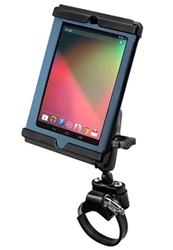 ATV/UTV Strap or U-Bolt Base (U-Bolt Fits .5 to 1.25" Dia., Strap Base Fits 1.57 to 3.15" Dia.), Standard Sized Length Arm & RAM-HOL-TAB16U Holder for Google Nexus 7 WITH THICK Case (Fits Other Tablets Within Range: H=7.12-8.875", W=5.05" D=.82")