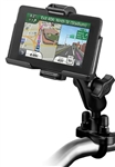 Handlebar Mount with Zinc U-Bolt (Fits .5 to 1.25 Dia.), Standard Sized Length Arm & Garmin RAM-HOL-GA53U Holder (Selected nuvi 3550LM, 3590LMT Series)