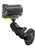 Single 3.25" Dia. Suction Cup Base with Twist Lock, SHORT Length Sized Length Arm and RAP-B-379U-252025 Video Camera Adapter (Common Use Sony Action Cam)