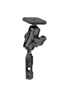 Brake/Clutch Assembly Mount or U-Bolt Handlebar Mount with SHORT Sized Arm and Diamond Plate