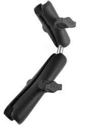 Double Socket STANDARD Sized Length Arm, Double Ball Connector and Double Socket LONG Length Sized Arm for 1 Inch Ball