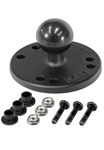 2.5 Inch Diameter Plate with 1.0 Inch Diameter Rubber Ball for Selected Raymarine Dragonfly Devices (Light Duty)