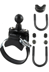 ATV/UTV Strap or Zinc U-Bolt Base (U-Bolt Fits .5 to 1.25" Dia., Strap Base Fits 1.57 to 3.15" Dia.) and 1 Inch Ball