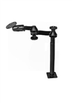 12 Inch Male and 18 Inch Female Tele-Pole with Articulating Arm with RAM-240U (3.68" Dia. Plate)