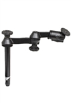 8 Inch Male Upper Tele-Pole with Articulating Swing Arm with RAM-202U (2.5" Dia. Plate)