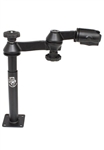 8 Inch Male Upper Tele-Pole with Articulating Swing Arm (No Adapter Plate)