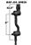 RAM Adjustable Adapt-A-Post 13.5 Inch Extension Arm