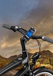 Rail Easy Mount Strap Base (Road and Mountain Bicycles) with Swivel Feature and RAM-HOL-AP6U Apple iPhone Holder (2nd & 3rd Gen 3G/3GS WITHOUT Case or Cover)