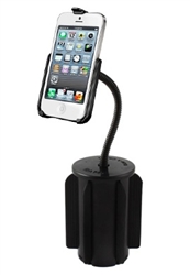 RAM-A-Can with 6" Flexible Arm with RAM-HOL-AP11U Apple iPhone 5 Holder (Fits iPhone 5/5S WITHOUT Case or Cover)
