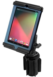 RAM-A-Can Cup Holder Mount with RAM-HOL-TAB16U Holder for Google Nexus 7 WITH THICK Case (Fits Other Tablets Within Range: Height 7.12-8.875", Width to 5.05", Depth to .82")