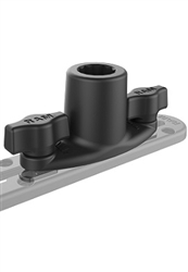 RAM Dual T-Bolt Track Base for Spline Posts (T-Bolt Dimensions: .48" x .95")