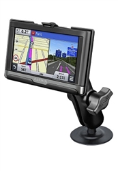 2.5 Inch Adhesive Base with Composite Standard Sized Arm and Garmin RAM-HOL-GA58U Holder (Selected nuvi 2457, 2497LMT Series)