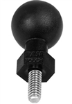 RAM 1" Diameter Tough-Ball 1/4"-20 X .50" Male Threaded Post for Kayaks