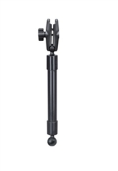 RAM Composite 14 Inch Overall Length Extension Pole with 1 Inch Ball and Double Socket Arm