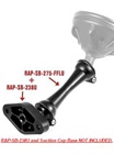 COMPOSITE Long Snap Link Extension Arm for .75 Inch Diameter Ball