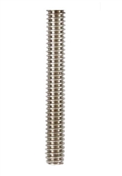 2.5 Inch Long 1/4"-20 Stainless Steel Threaded Bolt