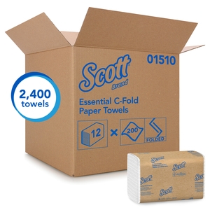 Scott Essential 01510 C-Fold Towels Case of 2,400