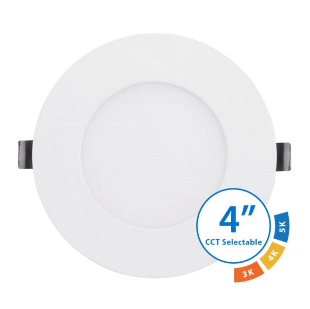 NICOR DLE43120SRDWH Selectable Edge Lit LED Downlight