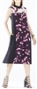 BCBG MAXAZRIA Emerie Blocked X-Ray Floral Print Dress