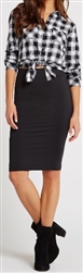 BCBGeneration Midi Pencil Skirt