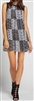 BCBGeneration Shadow Patchwork Tent Dress