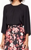 Kate Spade Pleated Sleeve Top