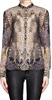 McQ by Alexander McQueen  Crocodile Print Silk Blouse