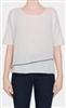 White + Warren Spring Weight Cashmere Palm Tree Tee