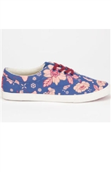 Bucketfeet Blue East Canvas lace-up