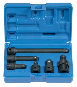 3/8" Drive 6 Piece Adapter/Extension Set