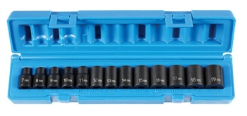 3/8" Drive 13 Piece Standard Metric Set