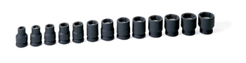 3/8" Drive 13 Pc. Metric Magnetic Impact Set