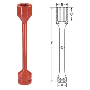 Grey Pneumatic 44048 1" Drive x 1-1/2" x 475 ft. lb. Tork-Socket HD