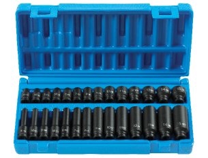 1" Dr. 20 Pc. Metric Set 45mm to 75mm