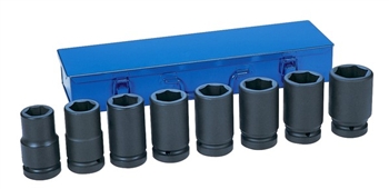 1" Drive 8 Piece Deep Metric Set