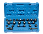 1/4" Dr. 23 Pc. Std. Length SAE/Met. Magnetic Set