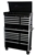 Montezuma BK4119C 41 19 -Drawer Top Chest & Roller Cabinet Toolbox Combo (black) (1-BK4108CH, 1-BK4111TC)