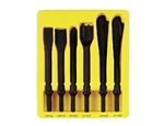 6 Pc. Exhaust Service Chisel Set - .401 Shank