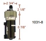 Milton 1031-8, 1/2" Metal Bowl Lubricator