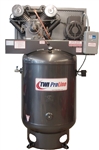 TWI Proline TWI-10120V1 10 HP 120 Gallon Vertical 2 Stage, 230V/1 Phase Compressor-Leeson Motor