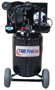 TWI Proline Model TWI-20V 1.6 HP, 20 Gallon Vertical Air Compressor