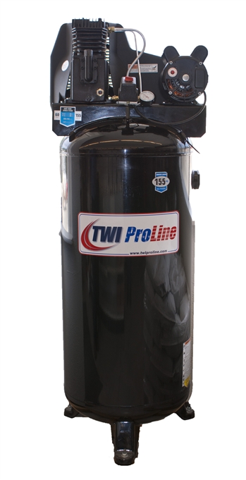 TWI Proline Model TWI-60V 3.1 HP, 60 Gallon Vertical Air Compressor