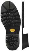 VIBRAM 1286 TACOMA LOGGER SOLE BLACK