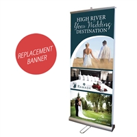 2 Banners for PDE05 33" x 80" - Replacement Graphics