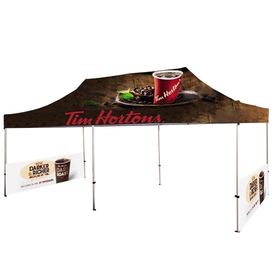20' UV Printed Full-Colour Canopy Tent With Side Walls
