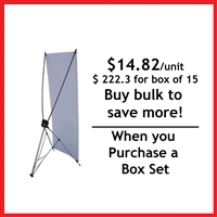Small X Banner Stand 24" x 63"