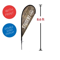 Small Double-Sided Tear Drop Flag Kit