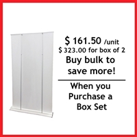 HD Retractable Banner Stand 48" - Box Set [ 2 units/ box ]