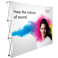 10 ft Fabric Pop Up Display with Fabric Print